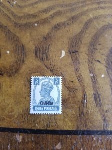 Stamps Indian States Chamba Scott #89 nh