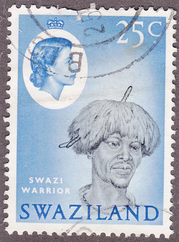 Swaziland 104  Swazi Warrior 1962