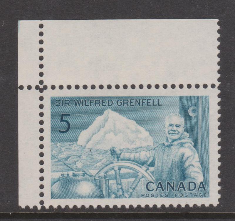 Canada 1965 5c Grenfell Sc# 438 MNH Corner Single