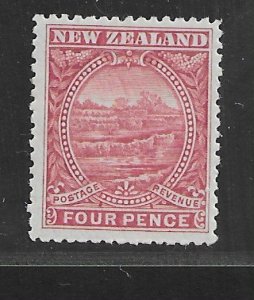 NZ 1898 4p Single (Scott 76)