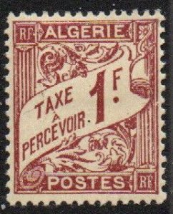 Algeria Sc #J9 Mint Hinged