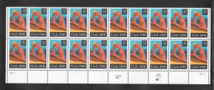 #3024 MNH Plate Block Strip of 20