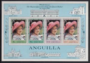 Anguilla MNH  Scott #397a Souvenir sheet Queen Mother´s 80th Birthday