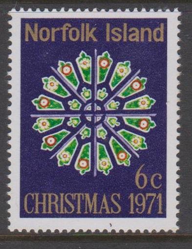 Norfolk Island 1971 Christmas Sc#148 MNH