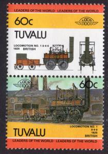Tuvalu 244 Trains MNH VF