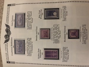 The All American Stamp Album Mint Stamps Very Nice Starts At 1933 Almost Full