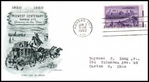 US 994 Kansas City,MO Artmaster Typed FDC