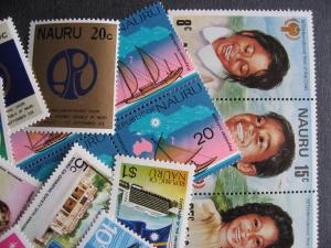 Nauru all different MNH stamps, check them out!