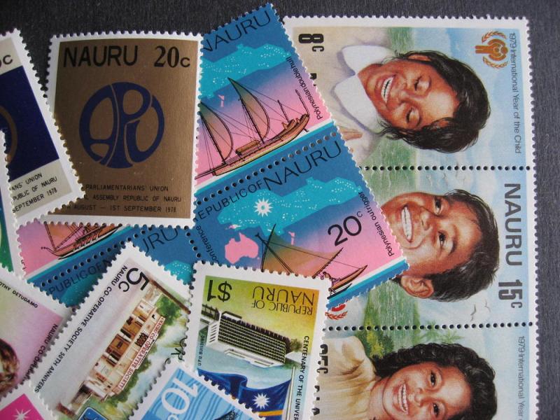 Nauru all different MNH stamps, check them out!