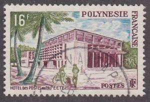 French Polynesia # 195, Papette Post Office, Used, 1/2 Cat.