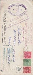 1939, Crystal City, IL to Niuafoou, Tonga, Tin Can Canoe Mail, #10 (40005)