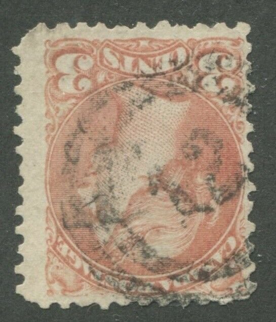 CANADA #37 USED SMALL QUEEN 2-RING NUMERAL CANCEL 12