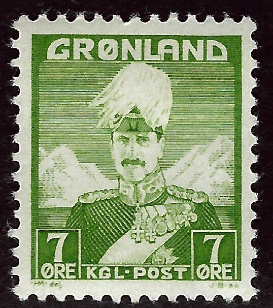 Greenland #3 Mint F-VF... Good Value!