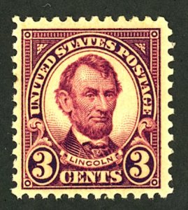 U.S. #555 MINT OG HR