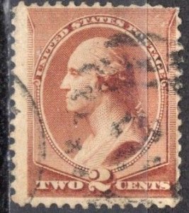 SCOTT 210  USED  SHERWOOD STAMP  A7