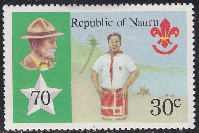 Nauru 189 boy scout 1978