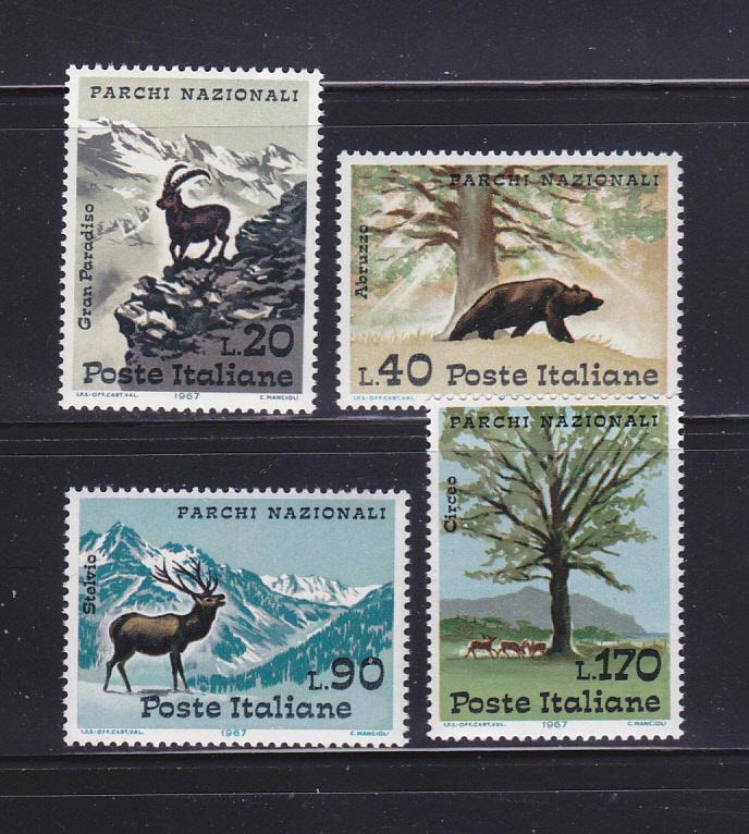 Italy 953-956 Set MNH National Parks (B)