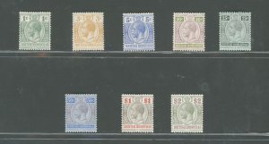 1913-21 BRITISH HONDURAS, Stanley Gibbons n. 101 - 109 - MNH** + 102 + 106 + 110