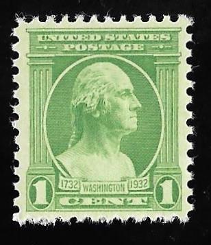 705 1 cent Washington, Stamp mint OG NH EGRADED VF 79