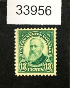 MOMEN: US STAMPS #622 MINT OG H XF LOT #33956