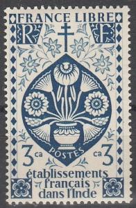 French India #144 F-VF Unused  (V4207)