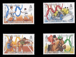 Virgin Islands #683-686 Cat$11.50, 1990 Summer Olympics, complete set, never ...