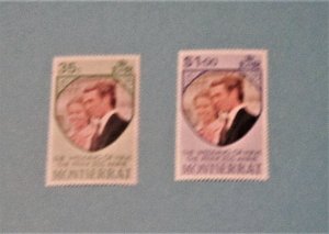 Montserrat - 300-01, MNH Set. Princess Anne's Wedding. SCV - $0.65