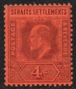 Straits Settlements Sc #95 Mint Hinged