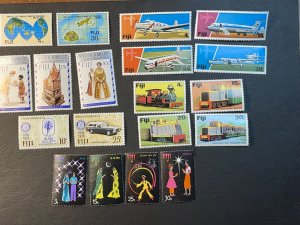 FIJI # 357-375-MINT/NEVER HINGED----6 COMPLETE SETS----1975-77