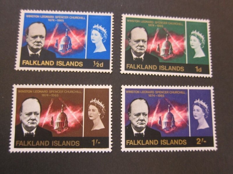 Falkland Islands 1966 Sc 158-61 set MH