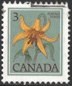 Canada SC#783 3¢ Canada Lily (1979) Used