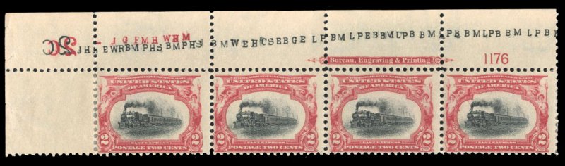 United States, 1901 Pan American Issue #295 Cat$90, 1901 2c carmine and black...