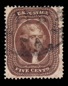 US STAMPS # 30A USED CAT. $300 LOT #5835