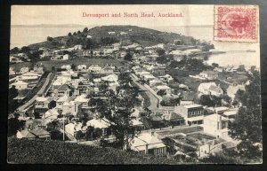 1920s Auckland New Zeland RPPC Postcard Cover To Shelbyville IL USA Devonport