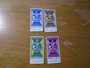 Rwanda  # 37-40  MNH