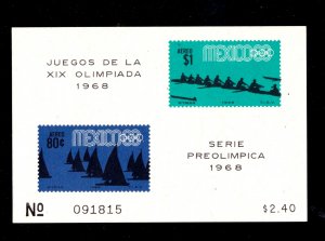 Mexico Souvenir Sheet #C329a, MNH