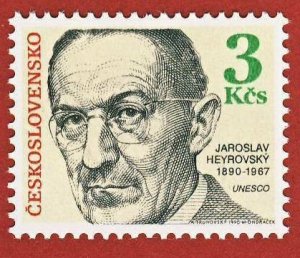 1990 Czechoslovakia 3034 Nobel laureates / Jaroslav Heyrovsky