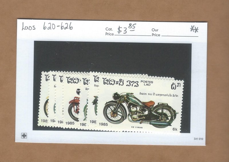 Laos  620-626  MNH