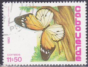 Cape Verde 461 Used 1982 Danaus Chrysippus, Butterfly