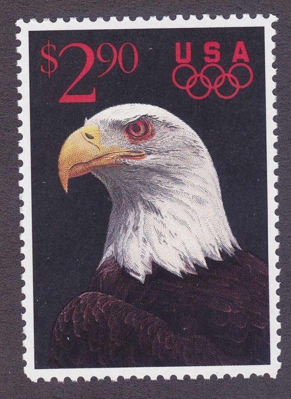 US 2540 MNH OG 1991 $2.90 Eagle Express Mail Plate Very Fine
