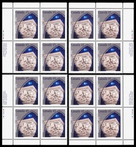 Canada Scott 1585 Plate Blks., All 4 Corners, CBN (1995 ) Mint NH VF M