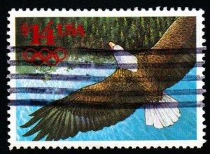 SC# 2542 - ($14) - Eagle in Flight - USED Single