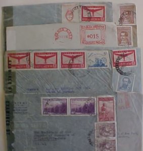 ARGENTINA 8 CENSORED OF 1940'S