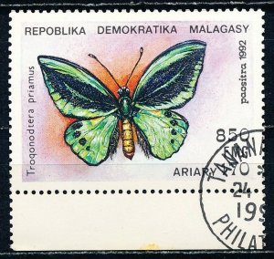 Malagasy Republic #1085 Single Butterfly CTO