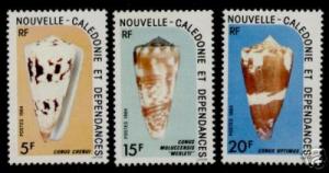 New Caledonia 495-7 MNH SHELLS
