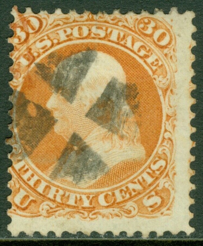 EDW1949SELL : USA 1861 Sc #71 Used. Sharp impression with strong color. Cat $200