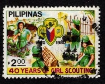 Philippines - #1466 Girl Scouts  -  Used