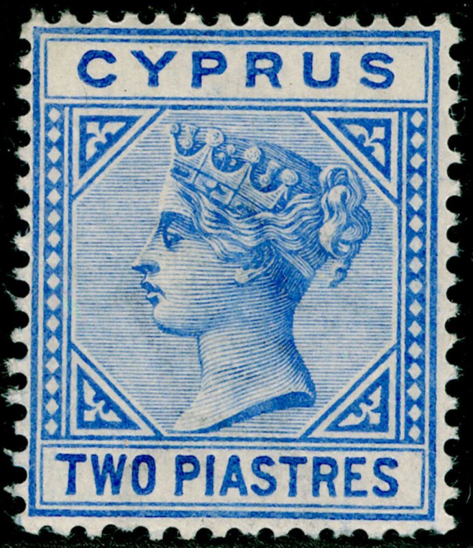 CYPRUS SG34, 2pi ultramarine, NH MINT. Cat £14+