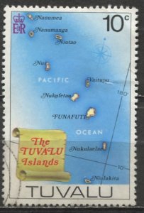 Tuvalu; 1977: Sc. # 64: O/Used Single Stamp