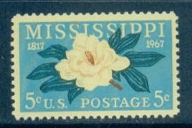 1337 5c Mississippi Fine MNH